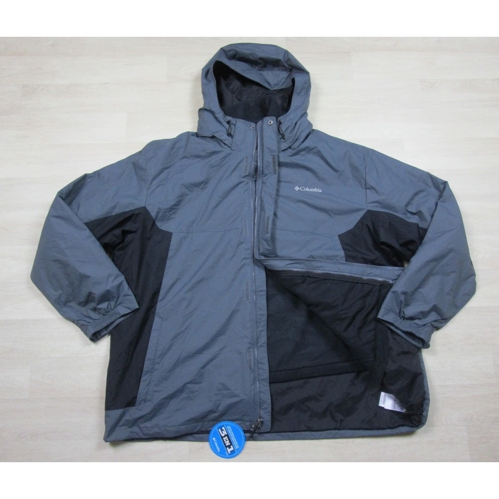 NWT Columbia Rockaway Mountain Interchange Systems Jacket Men's (3XL) New